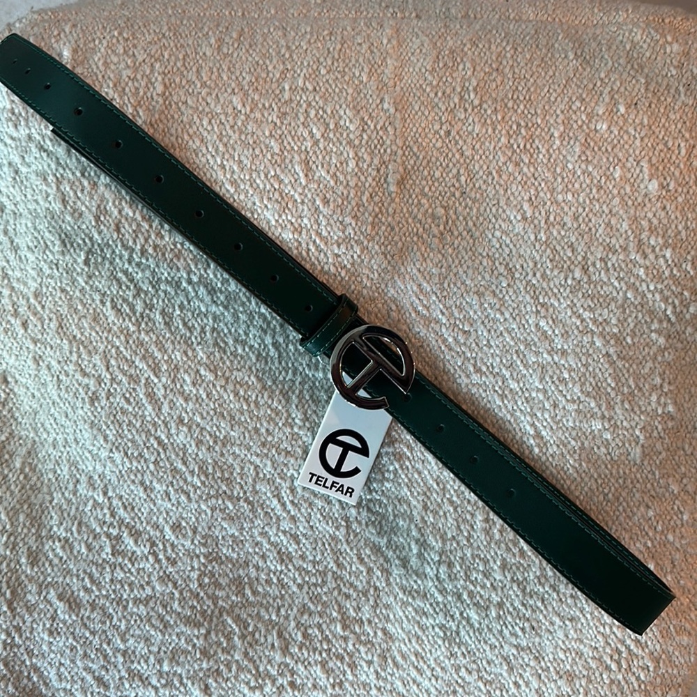 Green Telfar belt